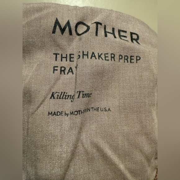 MOTHER | THE SHAKER PREP FRAY KILLING TIME PANTS - Caramel size 30 *flaw - Picture 11 of 13